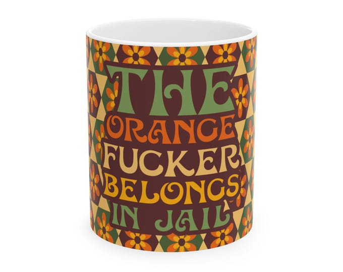 Anti-Trump Coffee Mug: Political Humor Resist Mug (11oz)