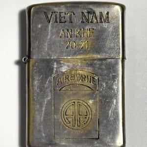 Vietnam War Zippo Cu Chi 1970 - 1971 Authentic War Era Field