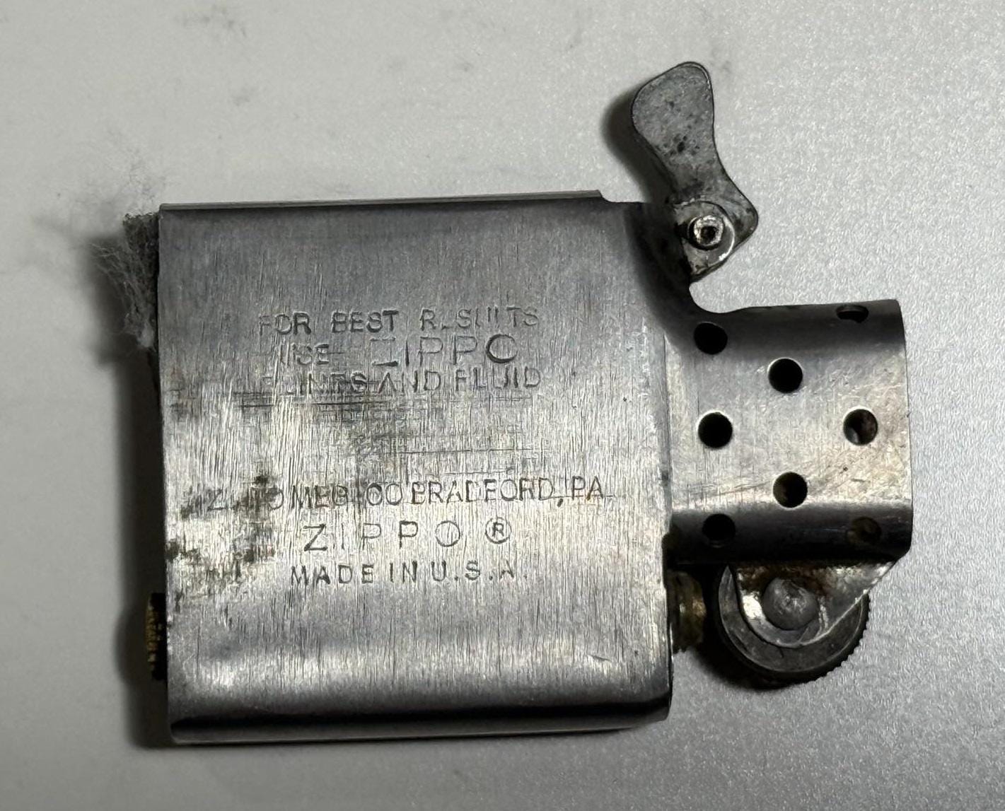 Vietnam War Zippo Cu Chi 1970 - 1971 Authentic War Era Field