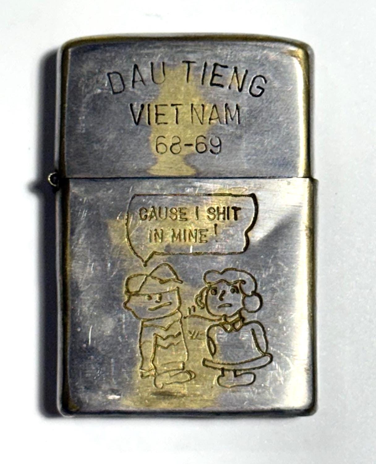 Vietnam War Zippo Dau Tieng 1968 1969 Authentic War Era Cause I 