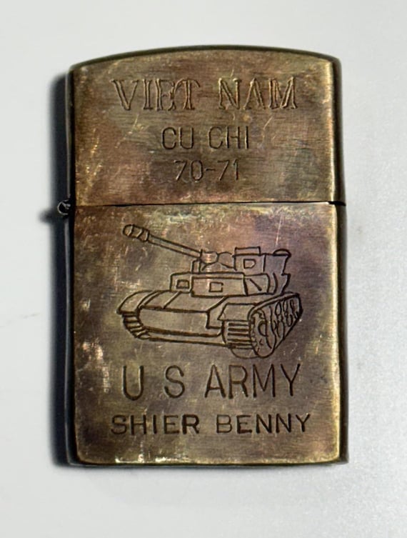 ベトナム 1971-1972 ZIPPO RARE Vintage Vietnam War Zippo Cu Chi 1970 - 1971 - Etsy