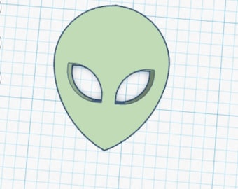 Alien Straw Topper STL