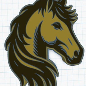 Horse Straw Topper STL