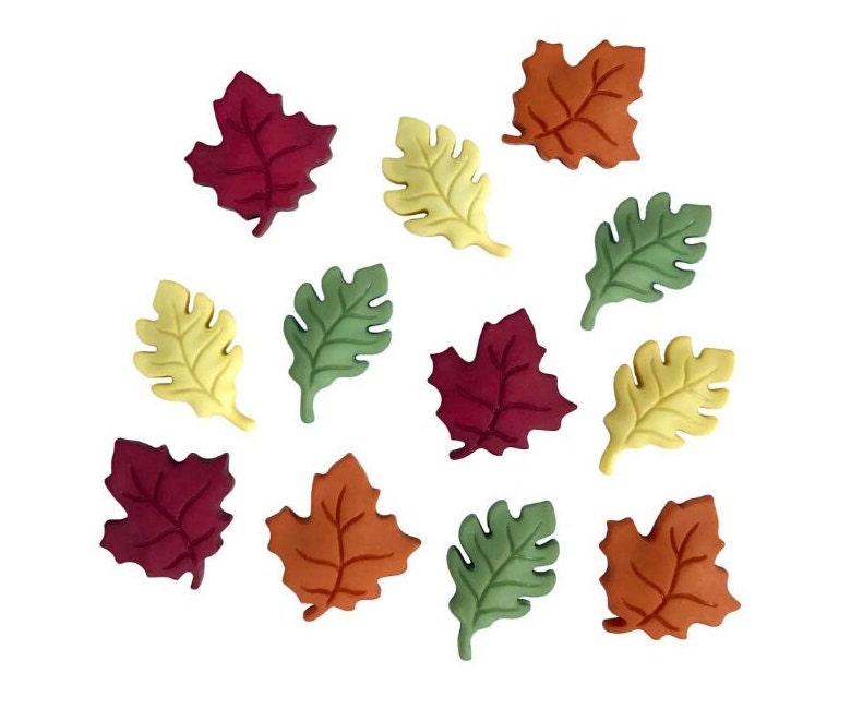 Fall Leaves ~ Buttons Galore & More Embellishment Buttons ~ Novelty ...