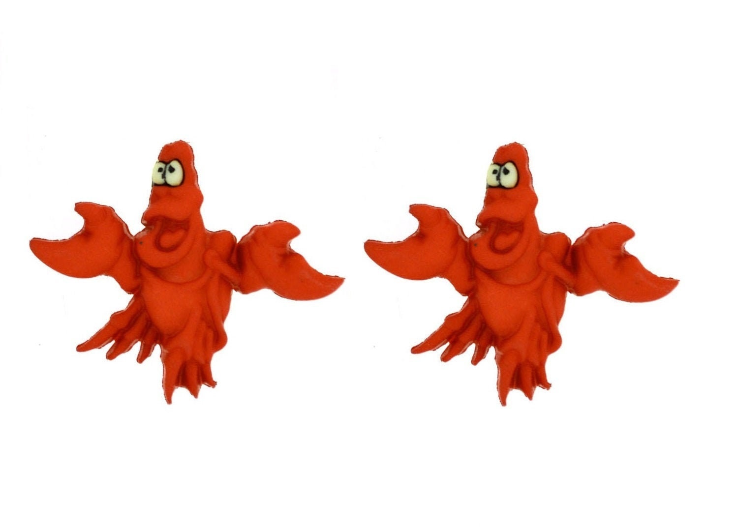 Sébastien La Petite Sirène Crabe Ou Homard Sebastian / Homard de La Petite Sirène Boutons Disney sous - Etsy France