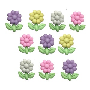Spring Garden Button Set - Flowers - Shelly&#39;s Buttons and More Embellishment Buttons ~ Novelty Buttons Theme Pack