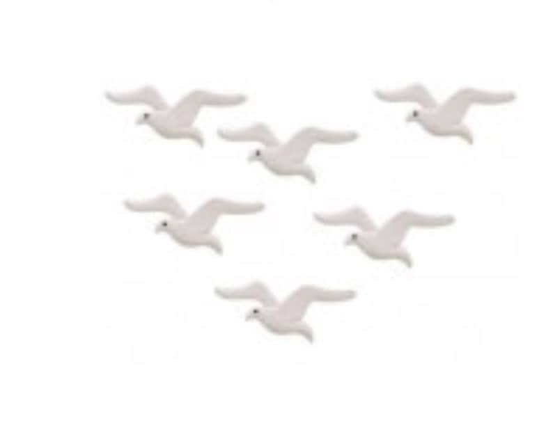 Flocking Buttons Flock of Seagulls ~ Shelly's Buttons & More - Embellishment Buttons ...