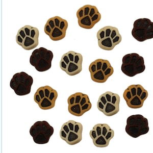 Little Paws / Dog Paws - Buttons Galore & More Embellishment Buttons ~ Novelty Buttons Theme Pack