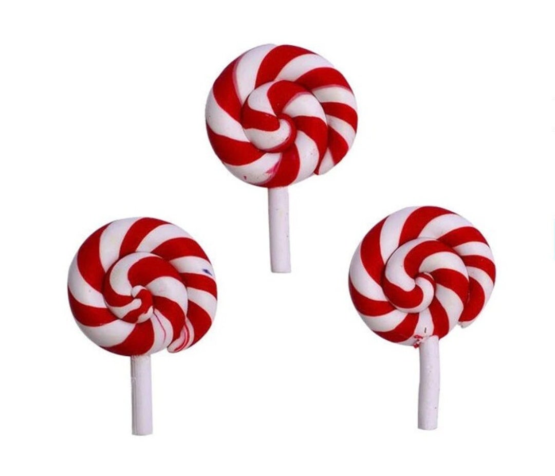 Pepermint Pop Peppermint Pops ~ Shelly's Buttons and More ~ Flat Back Christmas ...