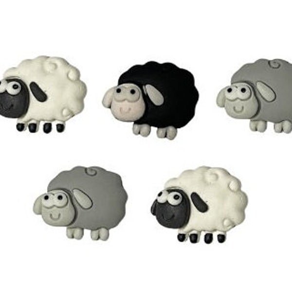 Have Ewe Any Wool? - Shelly's Buttons & More - Flat Back Embellishments - Novelty Theme Pack