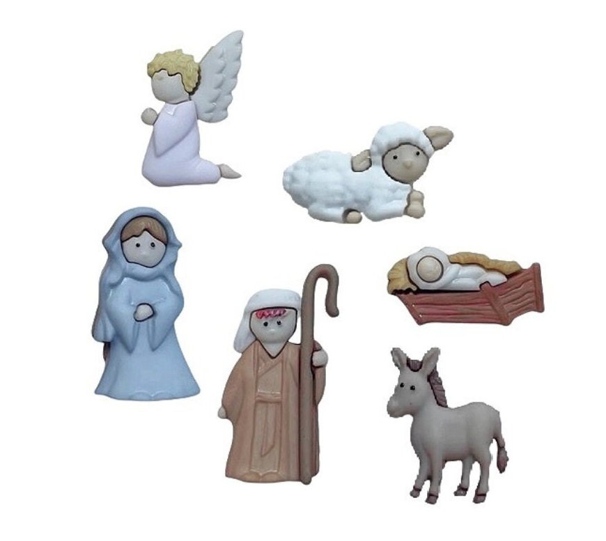 Dress It up Buttons Nativity - Etsy
