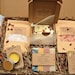 SPA GIFT BOX for her / pamper hamper self care set / birthday gift mum, natural soap, bath melts, lavender bath salts set handmade uk 