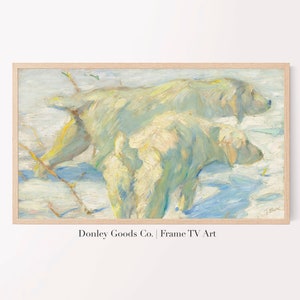 Samsung Frame TV Art Digital Download | Dogs | Farmhouse | Vintage | Antique | Eclectic Unique Decor
