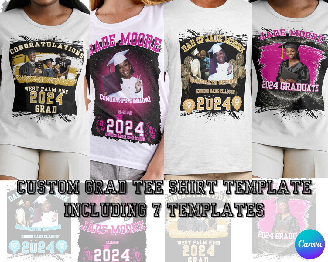 Custom Graduation T Shirt Template, Graduation T Shirt Design ...