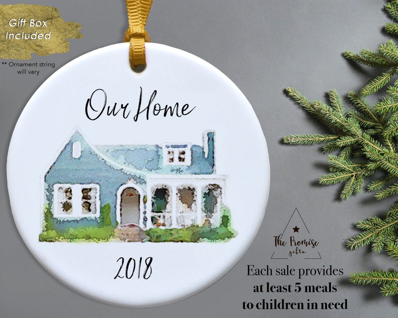 New Home Christmas Ornament / Our First Home OrnamentCustom / Etsy