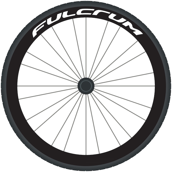 FULCRUM Road Bike Wheel Rim Stickers Bicycle Fixie Cycle Decals