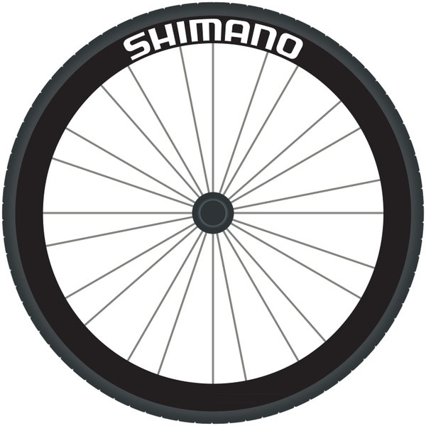 SHIMANO Racefiets Velgstickers Fiets Fixie Cyclusstickers