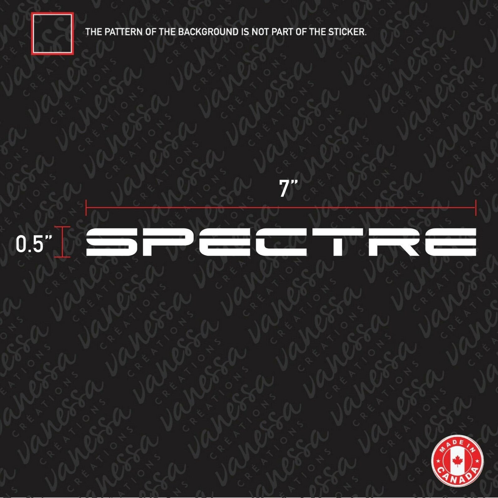 2x SPECTRE PERFORMANCE Sticker Vinyl Decal Etsy