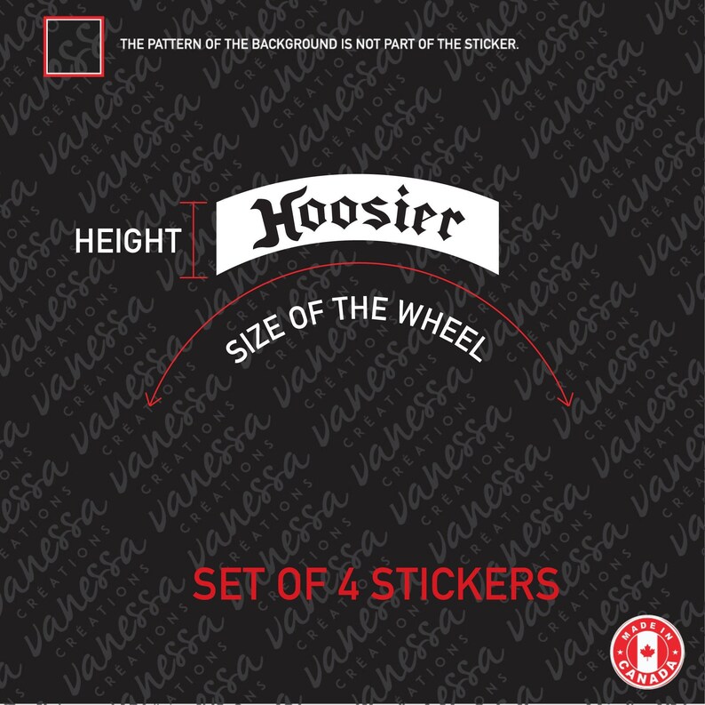 TIREBOMB tire stencil HOOSIER stance retro style for paint Etsy