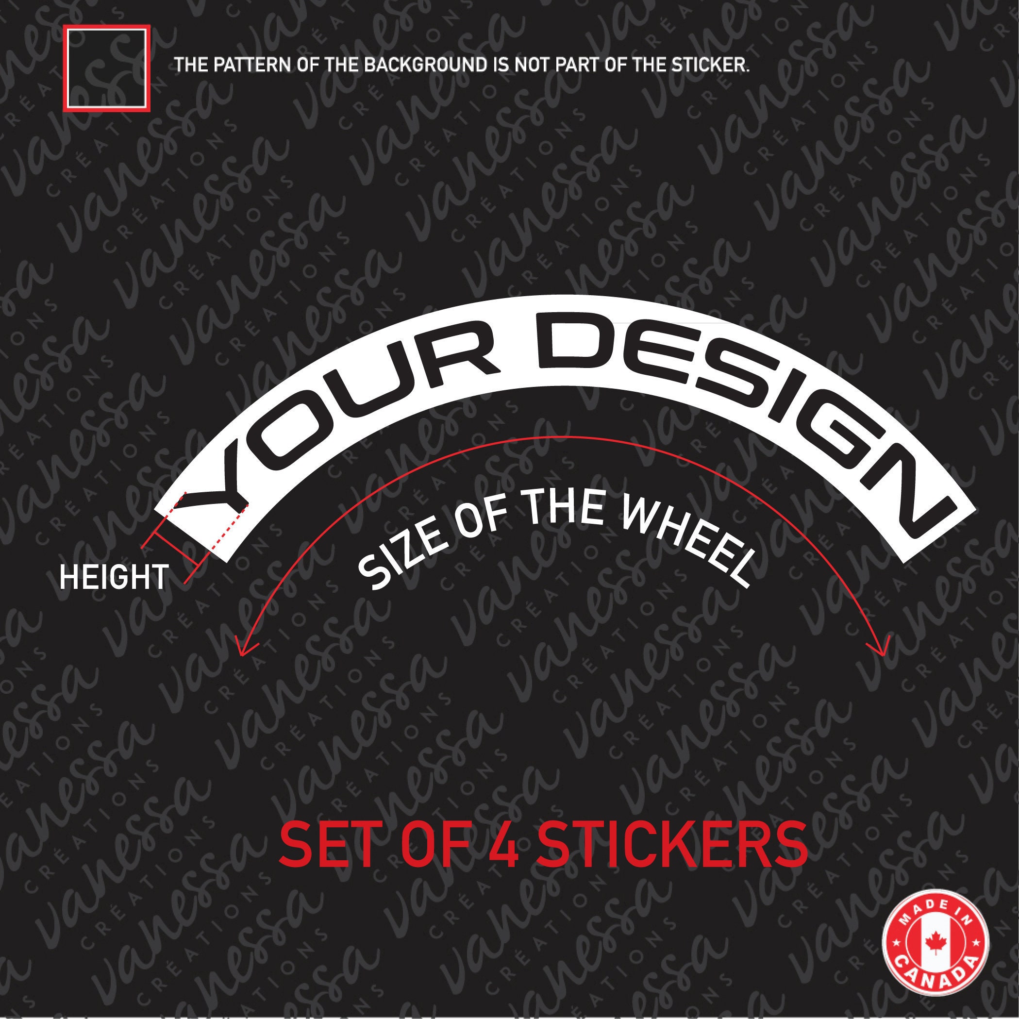 CUSTOM TIREBOMB tire stencil stance retro style for paint Etsy