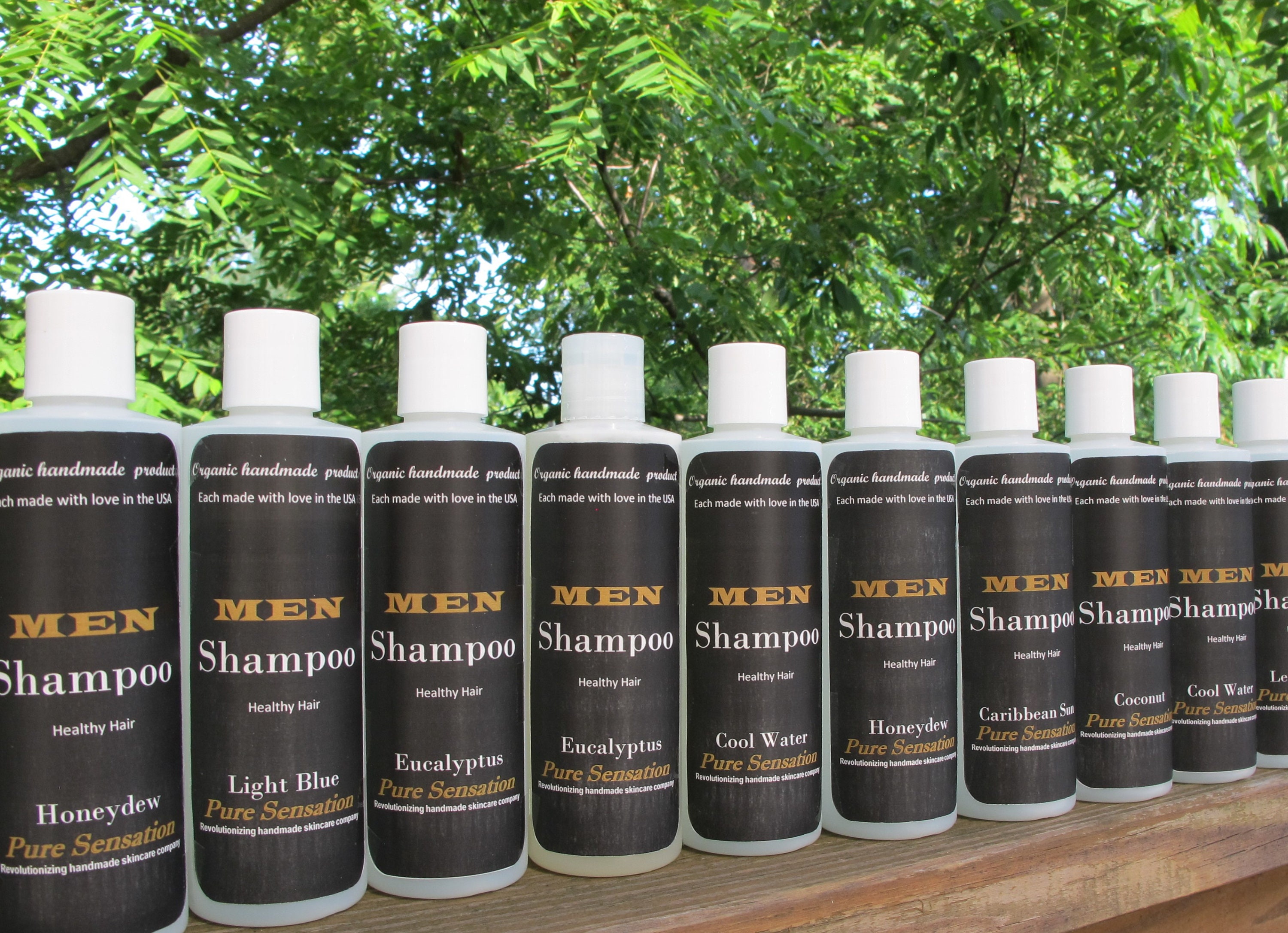 Champú orgánico o acondicionador para hombre / cabello sedoso Etsy