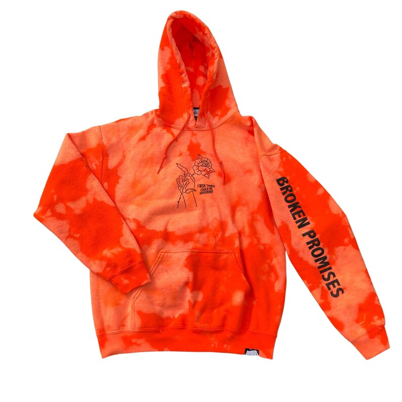 Bleach Dye Hoodies/crew Necks Etsy