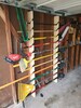 Yard tool Rack ~~THE ORIGINAL~~ Garden Tool Rack, Shed, gardening, tool, shed organizer, garden organizer, Tool storage, garden shed 