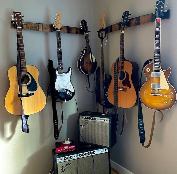 Corner guitar wall hanger new arrivals