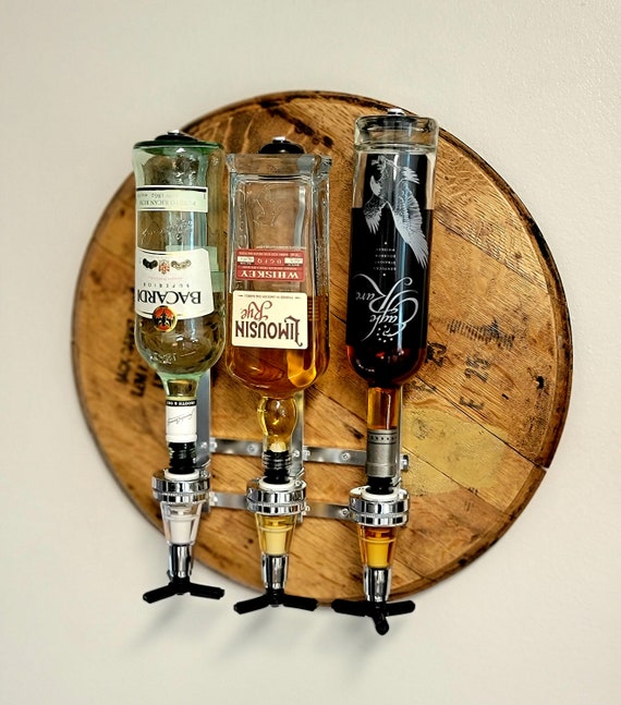 Mini Bar/ Alcohol Dispenser/ Whiskey Wall Mount Bottle Holder