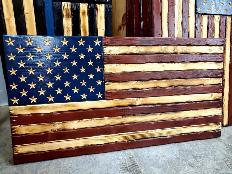 Rustic Flag, Wood American Flag, Pallet American Flag, Wood Flag, Wooden Flag, Wood Sign, Wood Art, Wood Working 