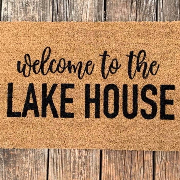 Lake House Doormat Etsy