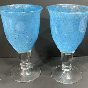 Set di 2 calici da vino Artland vintage ~vetro soffiato