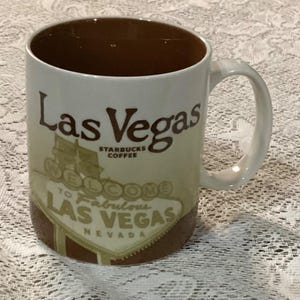 Starbucks Las Vegas Collectors Series 2012 City Global Icon 16 oz koffiemok