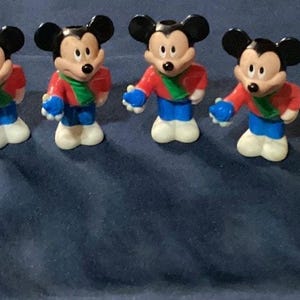 Vintage Disney Christmas String Light Covers Mickey Mouse, Donald Duck, Goofy
