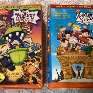 The Rugrats Movie & Rugrats in Paris VHS Tapes (VHS)