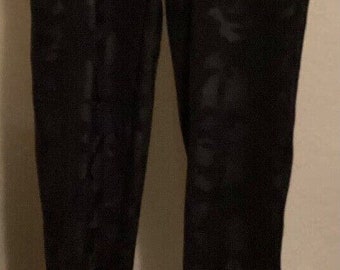 Leggings noir camouflage Spanx femme ~ Taille S/P