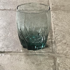 Anchor Hocking Fern Green Central Park Rocks Glasses ~ 12 OZ Swirl ~ Set Of 3