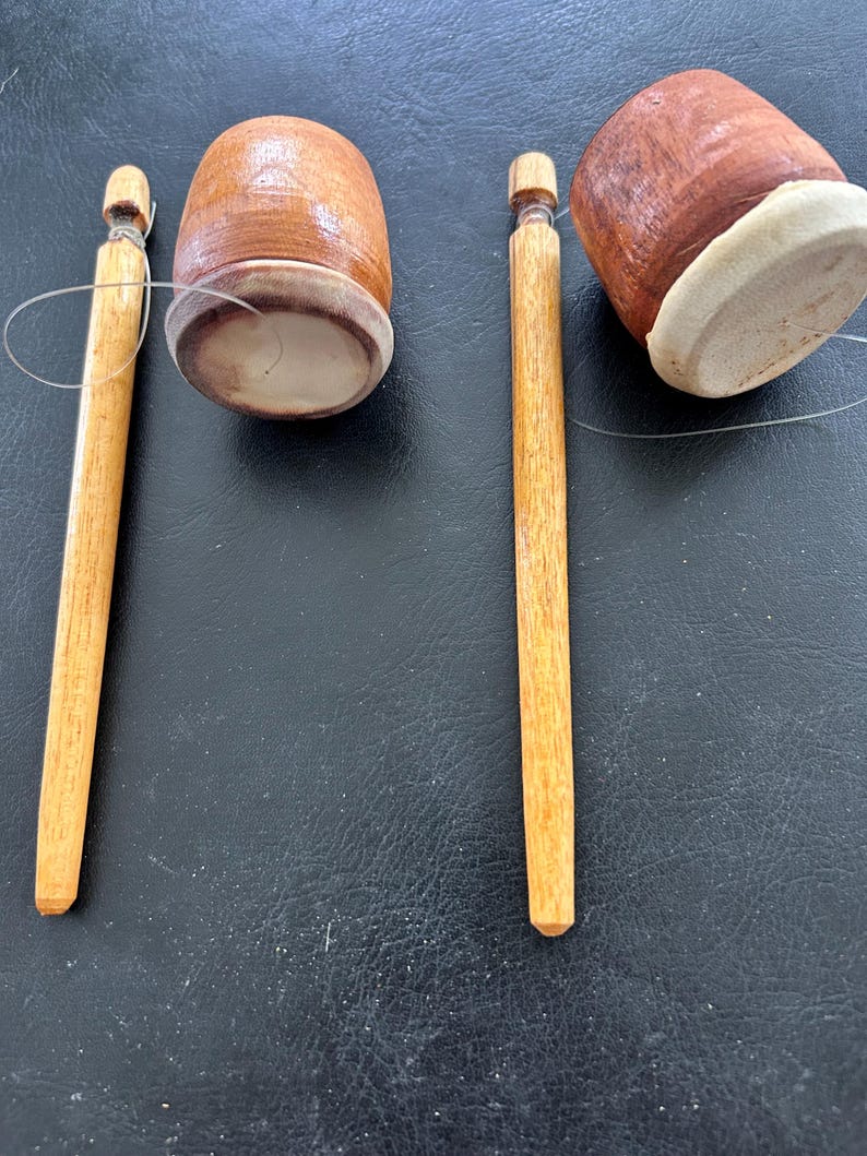 Handmade Balinese Wooden Spinning Noise Maker Instrument Toy for Kids ...