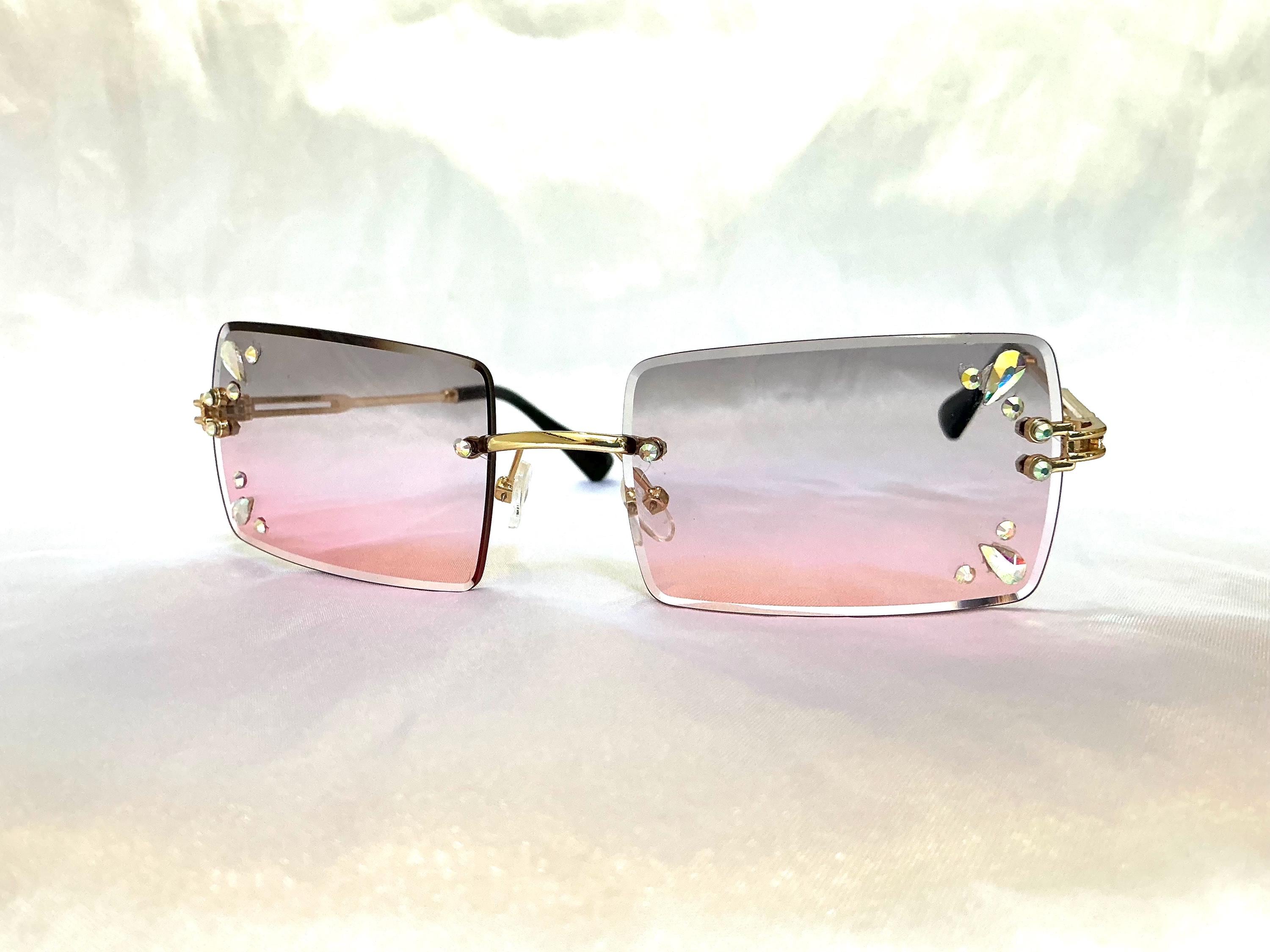 Pink & Purple Ombré Style Lens, Swarovski Crystal  display picture 3