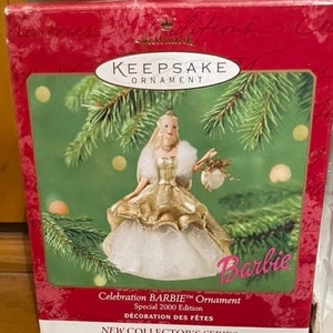 Vintage Hallmark Ornaments, Barbie Ornaments, Hallmark  Barbie