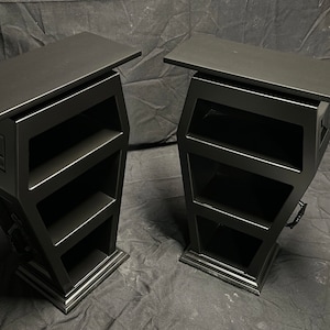 Coffin Shaped Side Tables