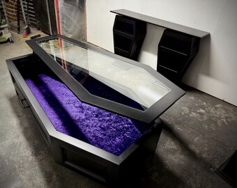 Coffin Display Coffee Table - Etsy