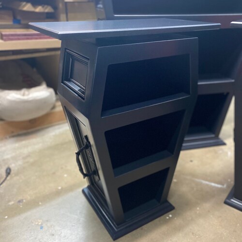 Coffin Shaped Side Tables Etsy