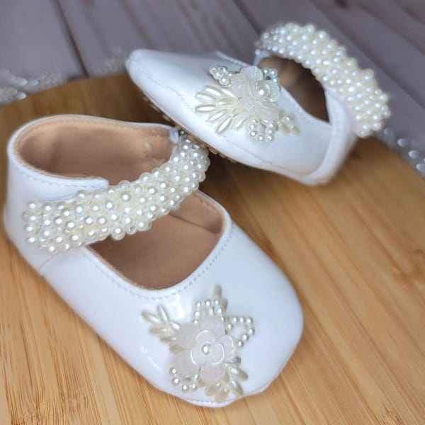 Pearl Baby Shoes - Etsy