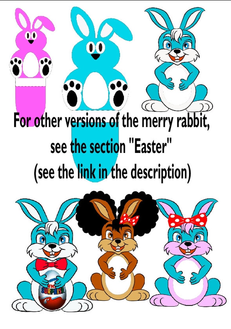 Download Easter 2021. Kinder Egg Holder SVG Easter Bunny SVG Kinder ...