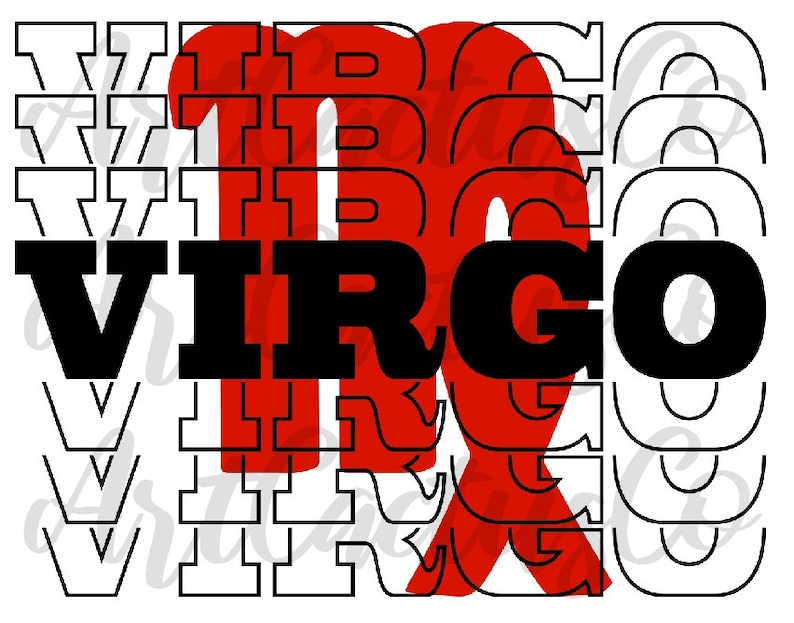 Download Virgo svg Zodiac Sign Svg Birthday svg birthday Zodiac | Etsy