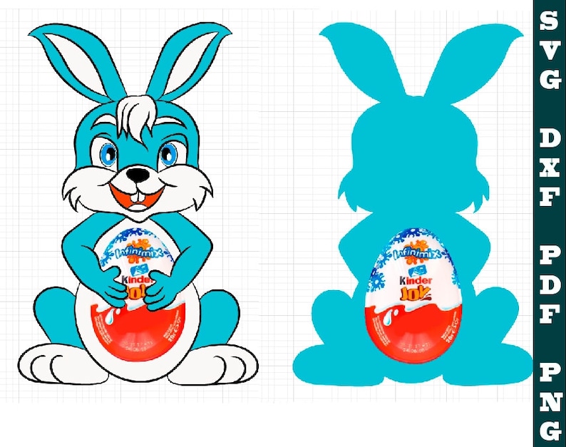 Download Easter 2021. Kinder Egg Holder SVG Easter Bunny SVG Kinder ...