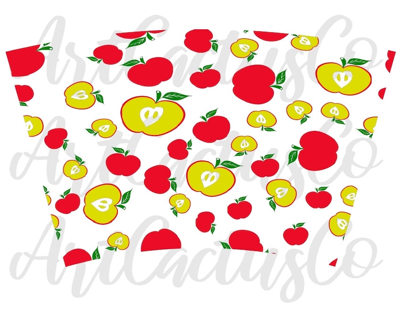 Download Teacher Apple Starbucks Cup decal starbucks wrap svg Svg DIY | Etsy