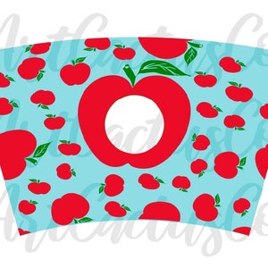 Download Teacher Apple Starbucks Cup wrap starbucks wrap svg Svg ...