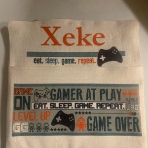 personalized gamer pillow for controller